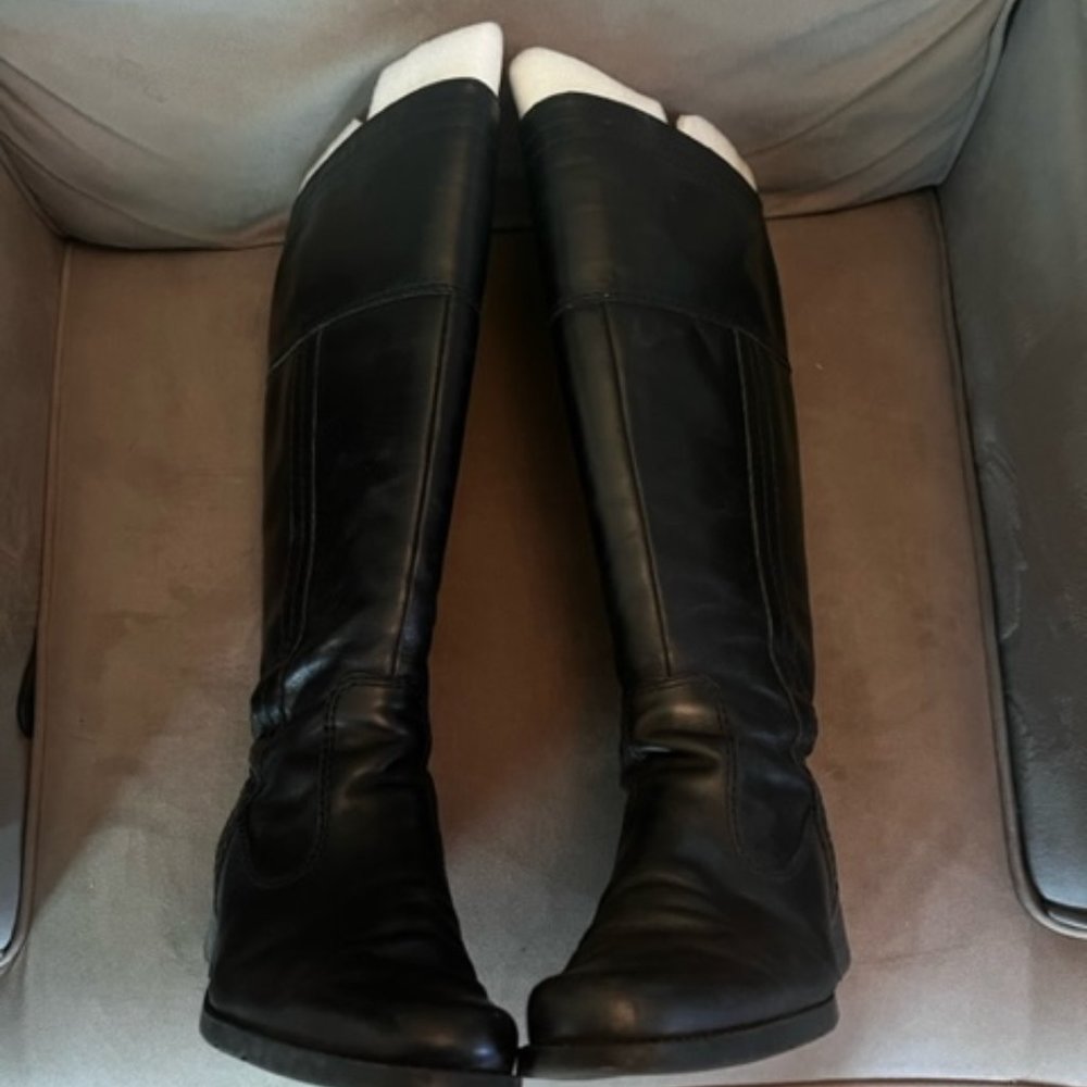 Bandolino Block Heel Riding Boot, Black, Size 10M - Picture 5 of 7
